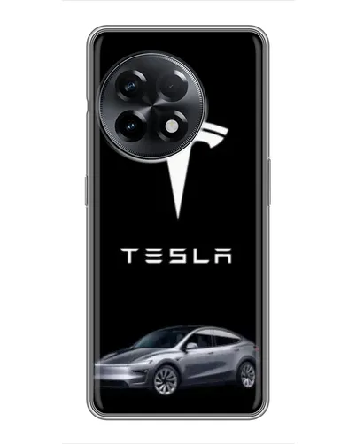 Чехол для OnePlus 11 с картинкой «Tesla Model Y»