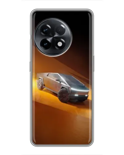 Чехол для OnePlus 11 с картинкой «Cybertruck в пустыне»