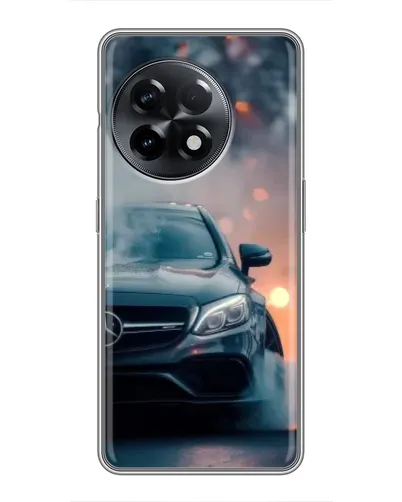 Чехол для OnePlus 11 с картинкой «Mercedes — ночной город»