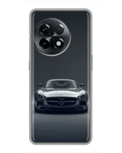 Чехол для OnePlus 11 с картинкой «Mercedes на черном»