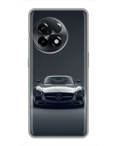 Чехол для OnePlus 11 с картинкой «Mercedes на черном»
