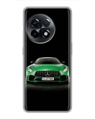 Чехол для OnePlus 11 с картинкой «Mercedes — неоновый лого»