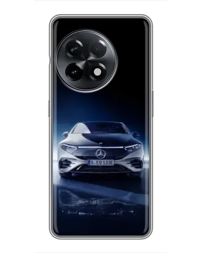 Чехол для OnePlus 11 с картинкой «Ночной Mercedes EQ»