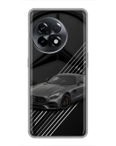 Чехол для OnePlus 11 с картинкой «Mercedes AMG — графика»
