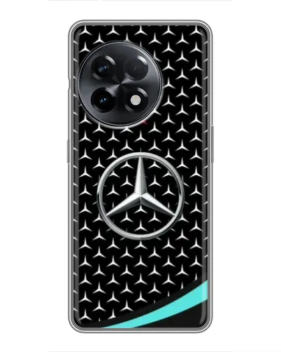 Чехол для OnePlus 11 с картинкой «Mercedes — бирюзовый акцент»