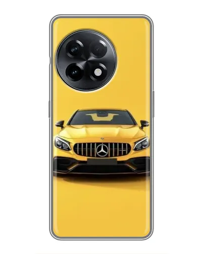 Чехол для OnePlus 11 с картинкой «Желтый Mercedes GT»