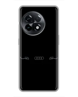 Чехол для OnePlus 11 с картинкой «Audi — световой подпись»