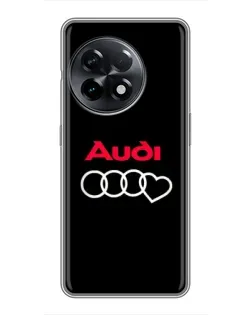 Чехол для OnePlus 11 с картинкой «Логотип Audi Heart»