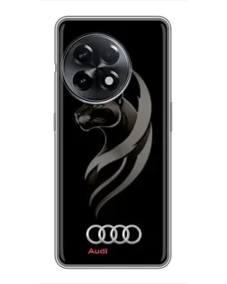 Чехол для OnePlus 11 с картинкой «Графика — пантера и Audi»