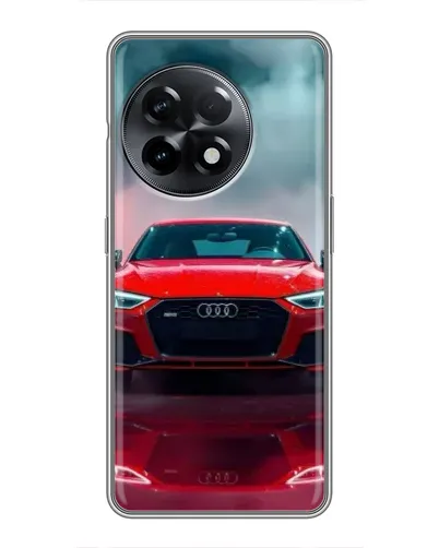 Чехол для OnePlus 11 с картинкой «Audi RS — красный стиль»
