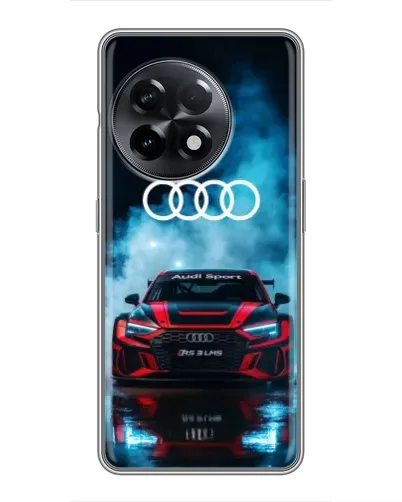 Чехол для OnePlus 11 с картинкой «Audi Sport — неон»