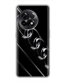 Чехол для OnePlus 11 с картинкой «Audi — абстрактные кольца»