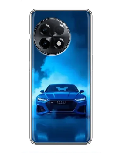 Чехол для OnePlus 11 с картинкой «Audi — голубая энергия»
