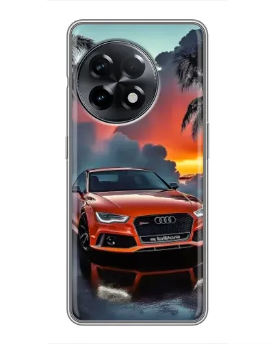 Чехол для OnePlus 11 с картинкой «Audi — закат»