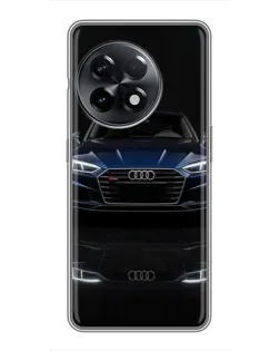 Чехол для OnePlus 11 с картинкой «Audi — ночное отражение»