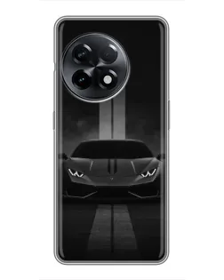 Чехол для OnePlus 11 с картинкой «Lamborghini симметрия дорог»