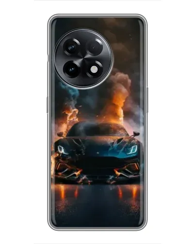 Чехол для OnePlus 11 с картинкой «Lamborghini дымная эстетика»