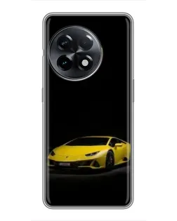 Чехол для OnePlus 11 с картинкой «Lamborghini желтый акцент»