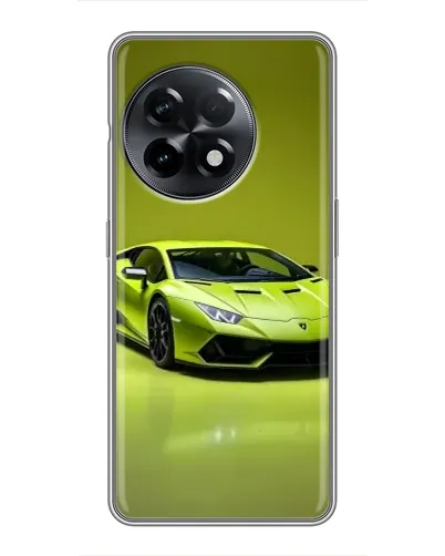 Чехол для OnePlus 11 с картинкой «Салатовый Lamborghini Huracan»