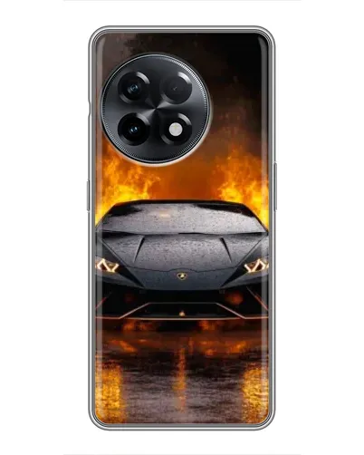 Чехол для OnePlus 11 с картинкой «Lamborghini в огне»