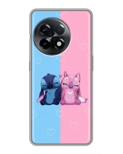 Чехол для OnePlus 11 с картинкой «Stitch и Angel Love»