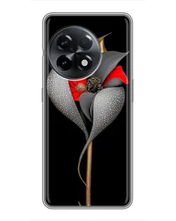 Чохол для OnePlus 11 з картинкою «Срібна фантазійна квітка» Чохол для OnePlus 11 з картинкою «Срібна фантазійна квітка»
