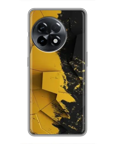 Чехол для OnePlus 11 с картинкой «Золотые осколки геометрии»