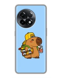Чехол для OnePlus 11 с картинкой «Капибара на скейте» Чехол для OnePlus 11 с картинкой «Капибара на скейте»