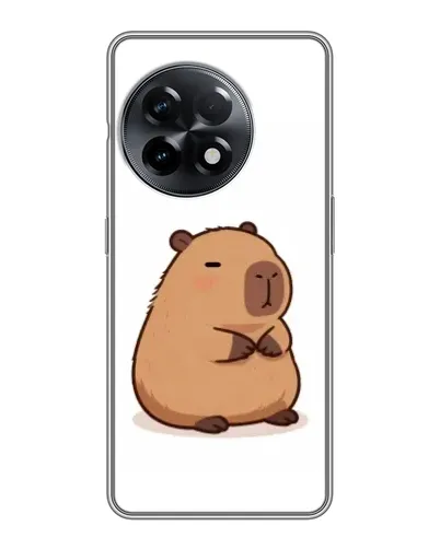 Чехол для OnePlus 11 с картинкой «Толстенькая капибара»