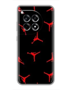 Чехол для OnePlus 12 Pro с картинкой «Jordan Red Pattern»