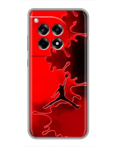 Чехол для OnePlus 12 Pro с картинкой «Jordan Red Smoke» Чехол для OnePlus 12 Pro с картинкой «Jordan Red Smoke»