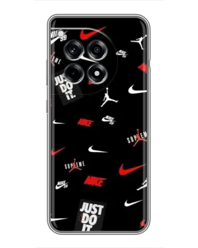 Чехол для OnePlus 12 Pro с картинкой «Nike Mix Pattern» Чехол для OnePlus 12 Pro с картинкой «Nike Mix Pattern»