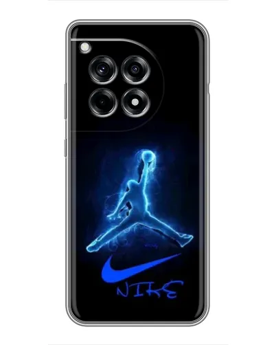 Чехол для OnePlus 12 Pro с картинкой «Jordan Neon Blue» Чехол для OnePlus 12 Pro с картинкой «Jordan Neon Blue»