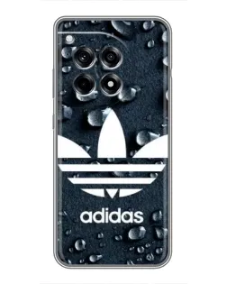 Чехол для OnePlus 12 Pro с картинкой «Adidas Trefoil Blue»