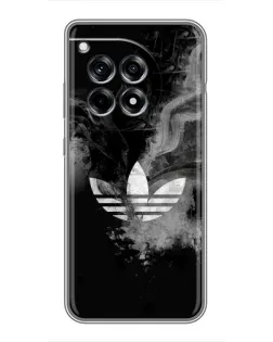 Чехол для OnePlus 12 Pro с картинкой «Абстрактный дым Adidas»