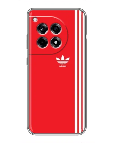 Чехол для OnePlus 12 Pro с картинкой «Красный минимализм Adidas» Чехол для OnePlus 12 Pro с картинкой «Красный минимализм Adidas»