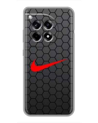 Чехол для OnePlus 12 Pro с картинкой «Nike — карбоновая сетка» Чехол для OnePlus 12 Pro с картинкой «Nike — карбоновая сетка»