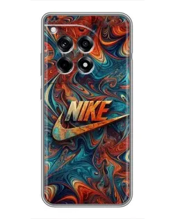 Чехол для OnePlus 12 Pro с картинкой «Nike в абстракции»