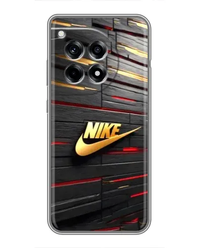 Чехол для OnePlus 12 Pro с картинкой «Золотой Nike на металле» Чехол для OnePlus 12 Pro с картинкой «Золотой Nike на металле»