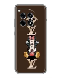 Чехол для OnePlus 12 Pro с картинкой «LV и Микки Маус»