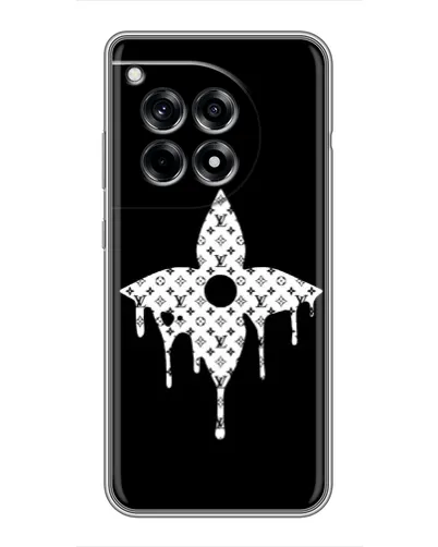 Чехол для OnePlus 12 Pro с картинкой «Цветочная монограмма» Чехол для OnePlus 12 Pro с картинкой «Цветочная монограмма»