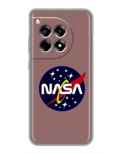 Чехол для OnePlus 12 Pro с картинкой «NASA — ретро космос»