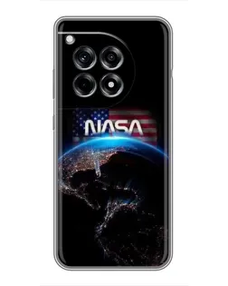 Чехол для OnePlus 12 Pro с картинкой «Земля из космоса NASA»