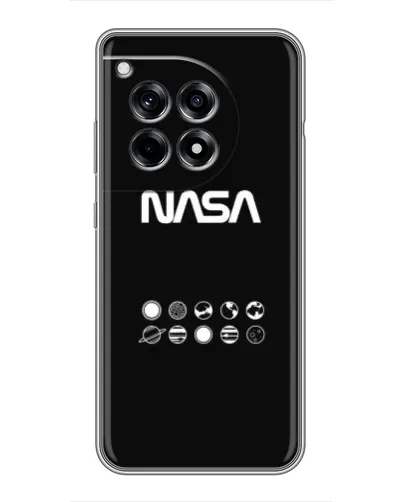 Чехол для OnePlus 12 Pro с картинкой «NASA — технический принт» Чехол для OnePlus 12 Pro с картинкой «NASA — технический принт»