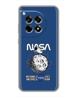 Чехол для OnePlus 12 Pro с картинкой «NASA — лунная миссия»