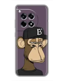 Чехол для OnePlus 12 Pro с картинкой «Bored Ape в кепке»