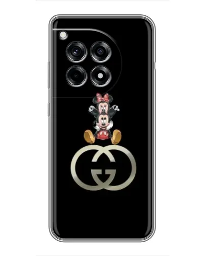 Чехол для OnePlus 12 Pro с картинкой «Минни Маус на лого» Чехол для OnePlus 12 Pro с картинкой «Минни Маус на лого»