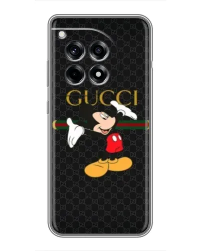 Чехол для OnePlus 12 Pro с картинкой «Микки Маус Gucci» Чехол для OnePlus 12 Pro с картинкой «Микки Маус Gucci»
