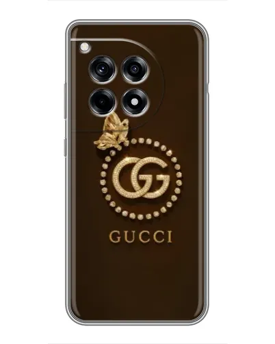 Чехол для OnePlus 12 Pro с картинкой «Gucci — золотая бабочка» Чехол для OnePlus 12 Pro с картинкой «Gucci — золотая бабочка»