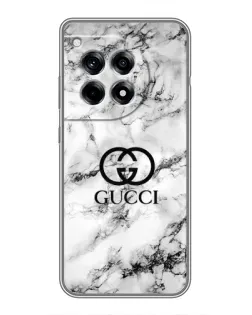 Чехол для OnePlus 12 Pro с картинкой «Gucci — мраморный шик»